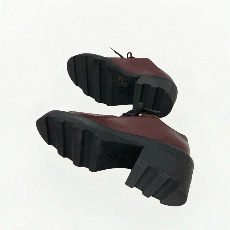 ルイヴィトン LOUIS VUITTON ボブールライン モノグラム ローファー 革靴 靴 シューズ レザー ブラウン ダービーシューズ レースアップシューズ