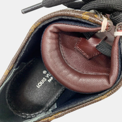 ルイヴィトン LOUIS VUITTON ボブールライン モノグラム ローファー 革靴 靴 シューズ レザー ブラウン ダービーシューズ レースアップシューズ