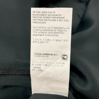 ドルチェアンドガッバーナ DOLCE&GABBANA ワンピース コットン ブラック ホワイト バックジップ チェック