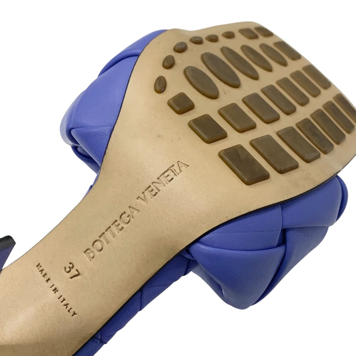 ボッテガヴェネタ BOTTEGAVENETA リド サンダル 靴 シューズ レザー パープル イントレチャート ミュール