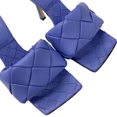 ボッテガヴェネタ BOTTEGAVENETA リド サンダル 靴 シューズ レザー パープル イントレチャート ミュール