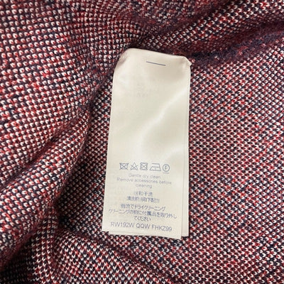 ルイヴィトン LOUIS VUITTON スカート レッド ネイビー ホワイト 未使用 チェック モヘヤ