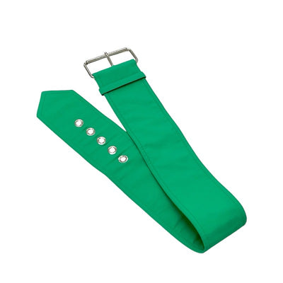 ルイヴィトン LOUIS VUITTON ワンピース コットン グリーン ブラック シャツワンピース フロントジップ 半袖 ベルト