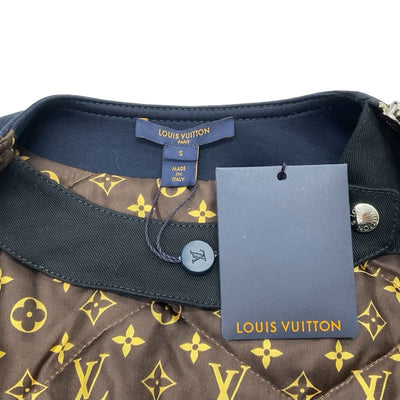 Louis Vuitton Monogram Outerwear Navy Black Unused Blouson Jacket