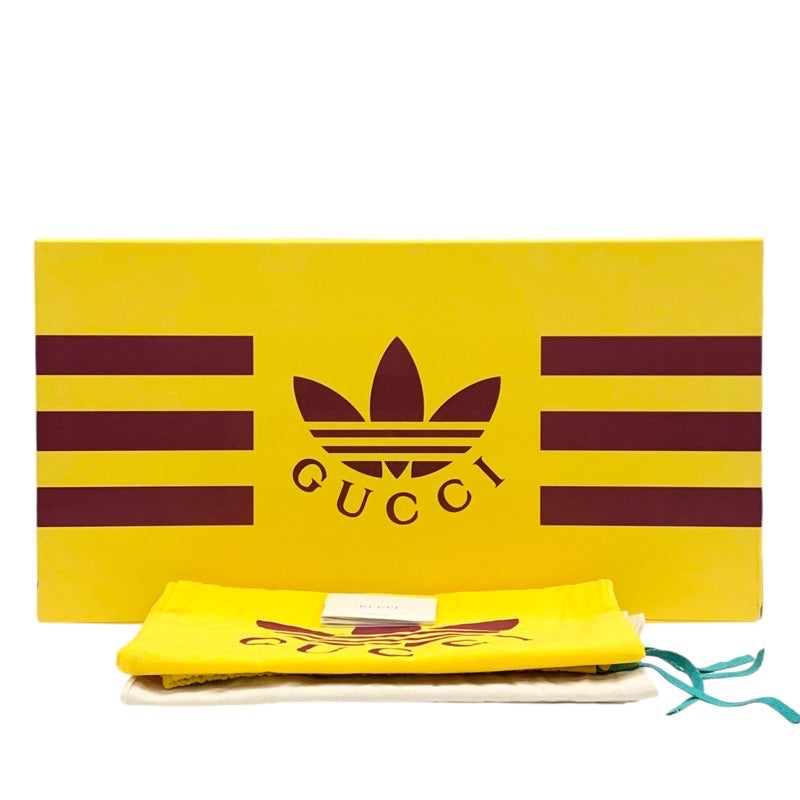 Gucci Boots Long Boots Shoes Leather Brown White Adidas Sideline