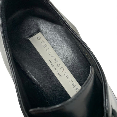 ステラマッカートニー STELLA McCARTNEY エリス スニーカー 靴 シューズ レザー ウッド ブラック ホワイト ブラウン 厚底 プラットフォーム レースアップシューズ