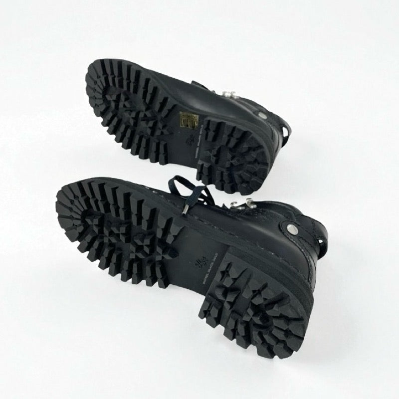 ディーゼル DIESEL サンダル 靴 シューズ レザー ブラック 黒 シルバー ブラックゴールド ハイカット レースアップ