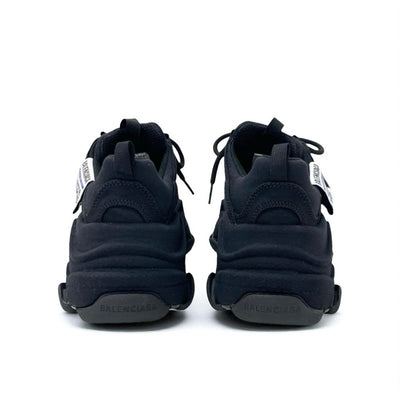 バレンシアガ BALENCIAGA トリプルS スニーカー 靴 シューズ コットン ブラック 黒 未使用 ロゴ 日本限定