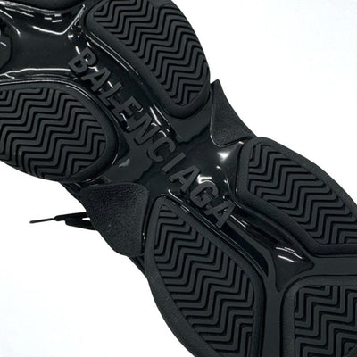 バレンシアガ BALENCIAGA トリプルS スニーカー 靴 シューズ コットン ブラック 黒 未使用 ロゴ 日本限定
