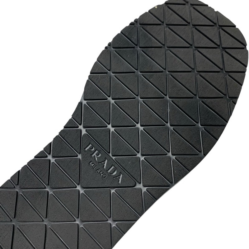 プラダ PRADA サンダル 靴 シューズ レザー ロゴ パデッドナッパ