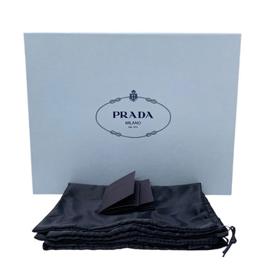 プラダ PRADA サンダル 靴 シューズ レザー ロゴ パデッドナッパ