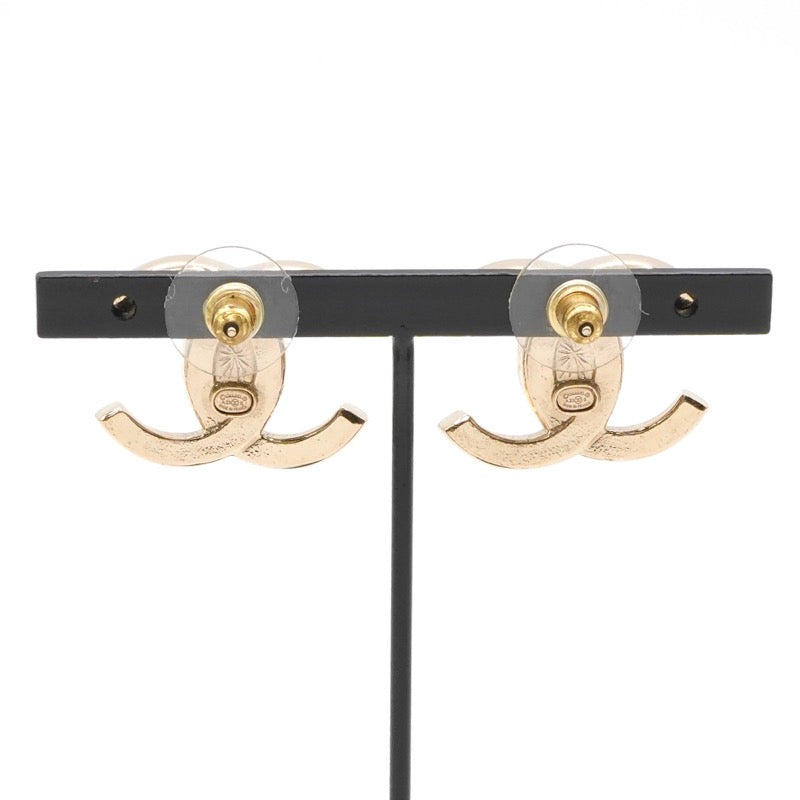 シャネル CHANEL ピアス イヤリング ゴールド ココマーク ラインストーン