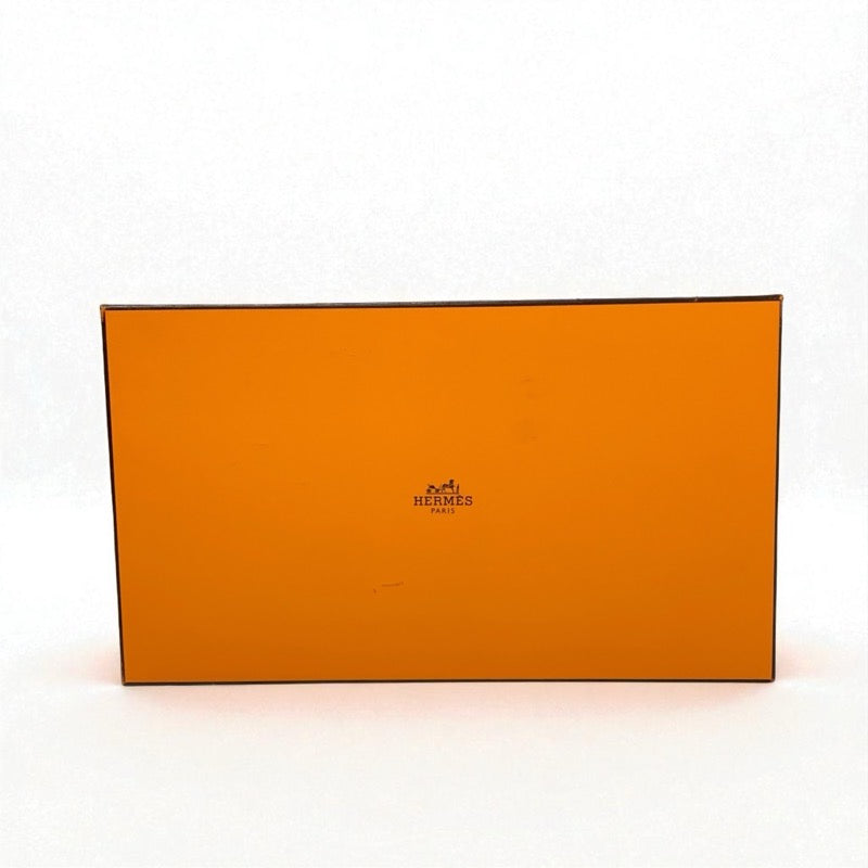 エルメス HERMES オズ フラットシューズ 靴 シューズ レザー ブラック 黒 ゴールド ミュール ケリー金具 スリッパサンダル
