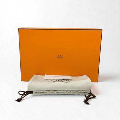エルメス HERMES トロカデロ フラットシューズ 靴 シューズ レザー シルバー ミュール H金具
