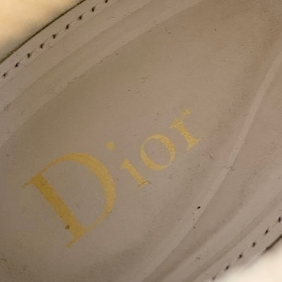 クリスチャンディオール CHRISTIAN DIOR スニーカー 靴 シューズ ファブリック レザー ゴールド ホワイト ソックススニーカー ロゴ ライン