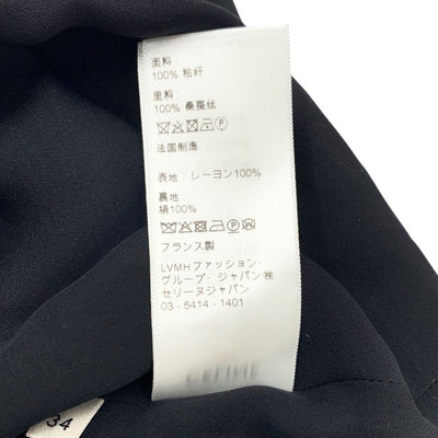 セリーヌ CELINE ワンピース レーヨン ブラック レッド ドット ドレス