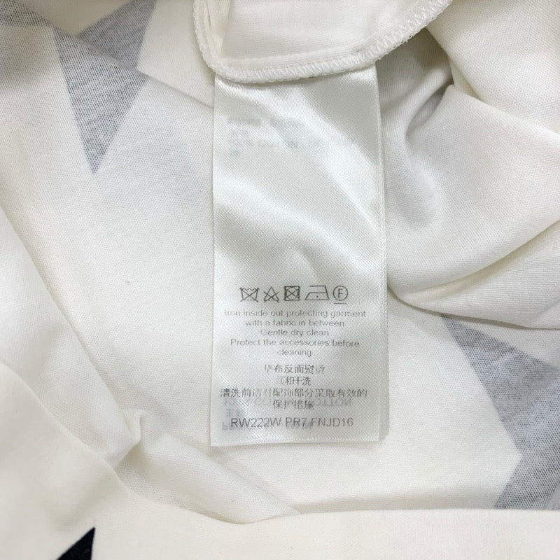 ルイヴィトン LOUIS VUITTON ワンピース コットン ホワイト ブラック ゴールド ロゴ スター