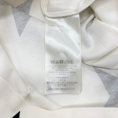 ルイヴィトン LOUIS VUITTON ワンピース コットン ホワイト ブラック ゴールド ロゴ スター