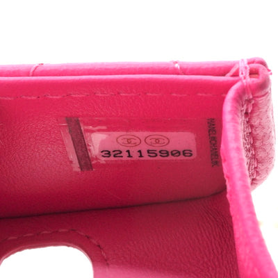 シャネル CHANEL ネックレス ペンダント チョーカー ピンク ゴールド ココマーク マトラッセ airpodsケース イヤホンケース