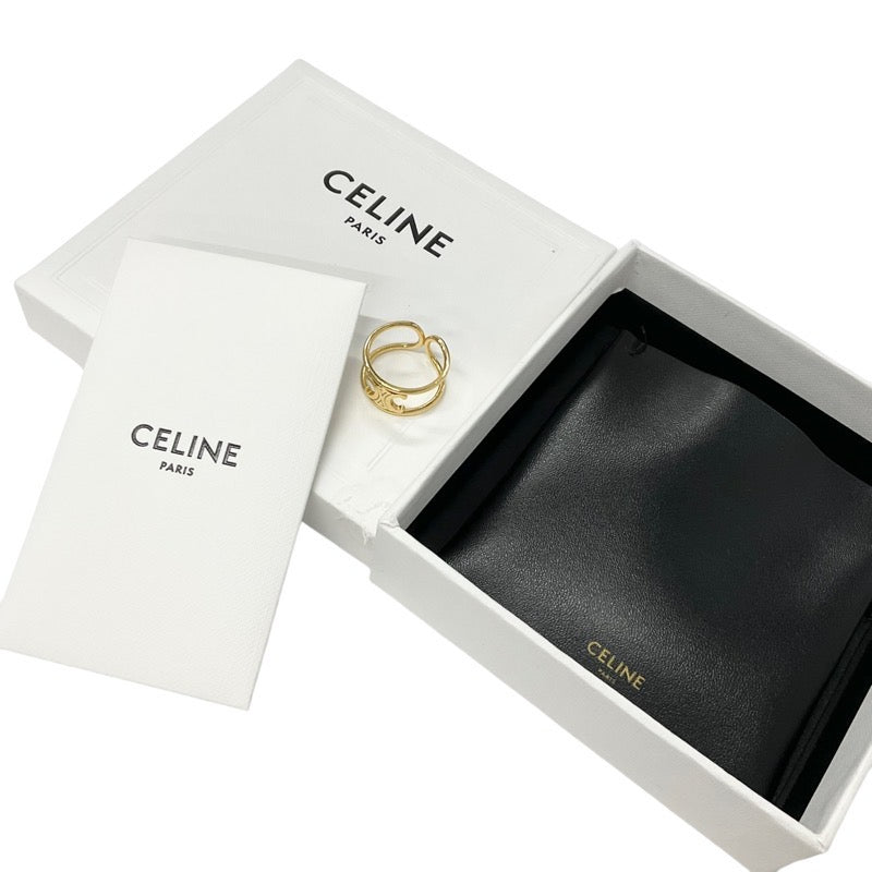 セリーヌ CELINE リング 指輪 ゴールド トリオンフ ロゴ