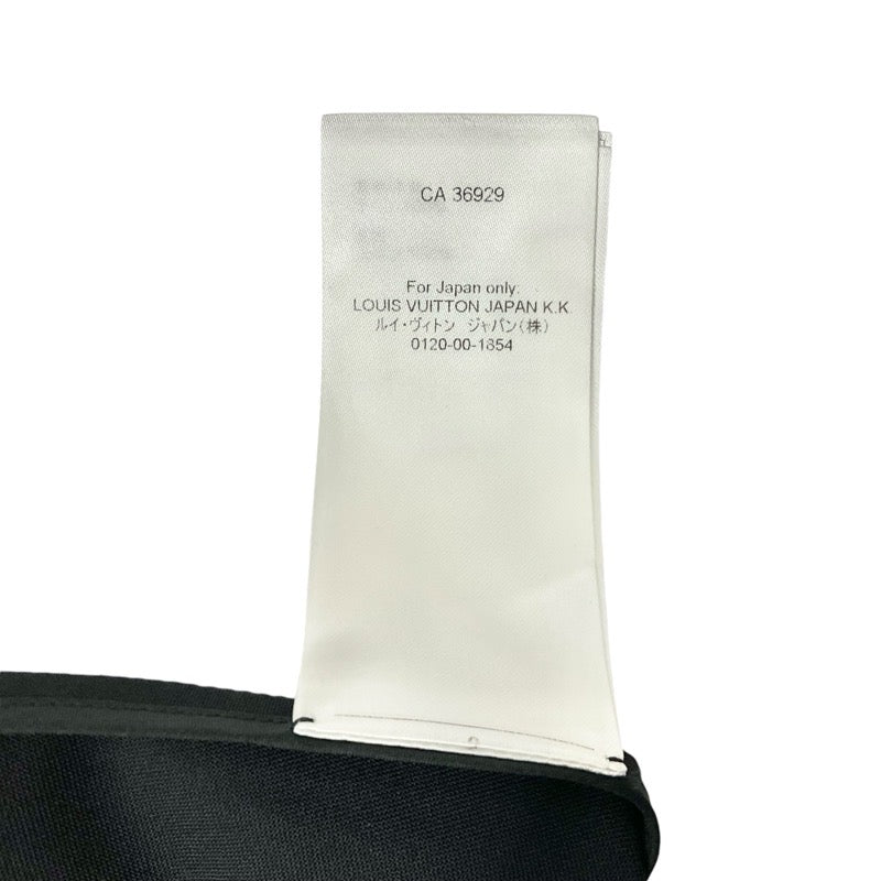 ルイヴィトン LOUIS VUITTON アウター ブラック 黒 アシンメトリカルプリーツケープ ウール