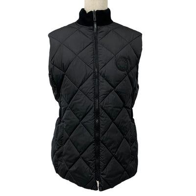 Hermes HERMES Outerwear Black White Down Vest Promenade du Matin Reversible