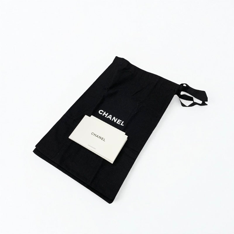 シャネル CHANEL フラットシューズ 靴 シューズ レザー ブラック 黒 バレエシューズ バレリーナ ココマーク リボン マトラッセ