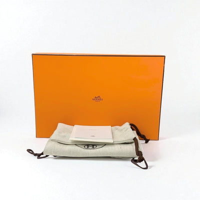 エルメス HERMES ディープ スニーカー 靴 シューズ ニット レザー ブラック ホワイト Hロゴ