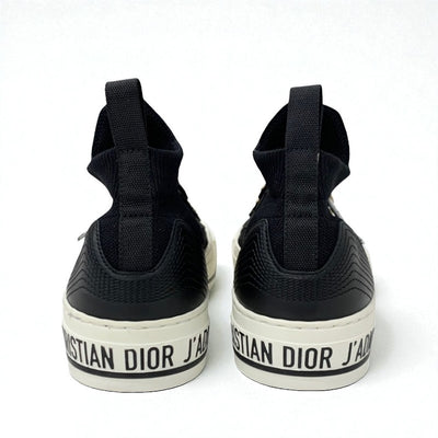 クリスチャンディオール CHRISTIAN DIOR WALKNDIOR スニーカー 靴 シューズ ニット レザー ブラック ホワイト ロゴ