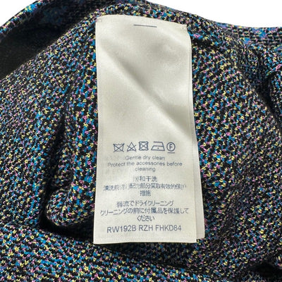 ルイヴィトン LOUIS VUITTON モノグラム ワンピース シルク ブルー系 ノースリーブ