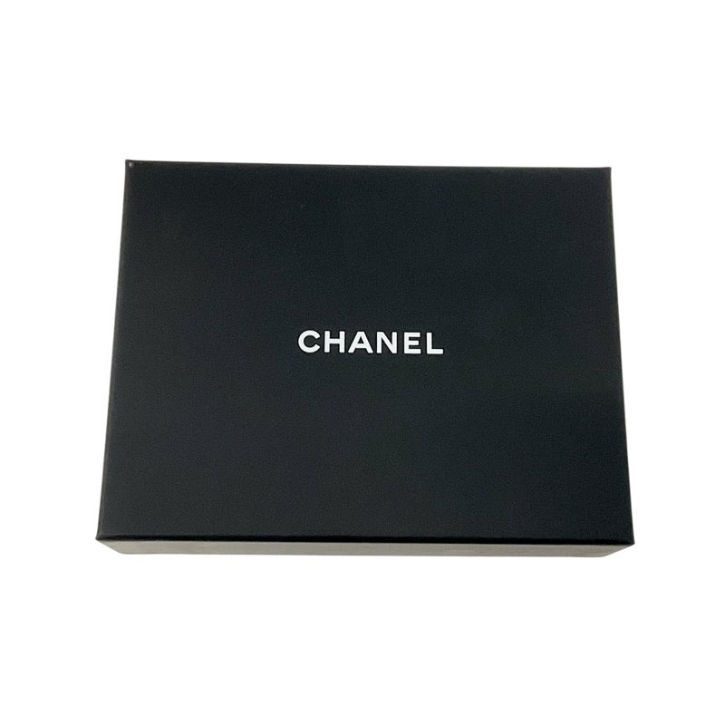 Chanel Hair Accessories Black Coco Mark Ribbon Silk Scrunchy Hair Elbow