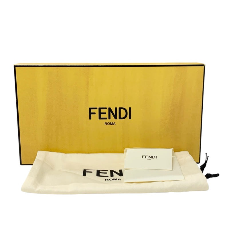 フェンディ FENDI ファースト パンプス 靴 シューズ レザー ブラウン系 ゴールド 未使用 スリングバック メタルヒール サンダル