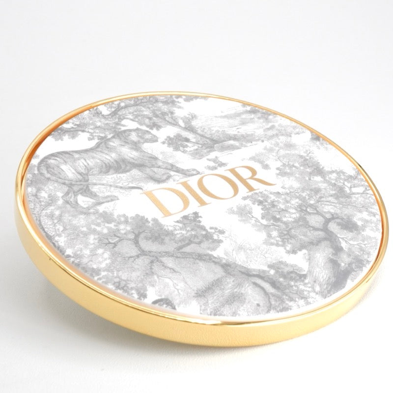 クリスチャンディオール CHRISTIAN DIOR 手鏡・コンパクト ホワイト グレー ゴールド 未使用 ルージュ プレミエ ミラー 展開店舗限定品 鏡