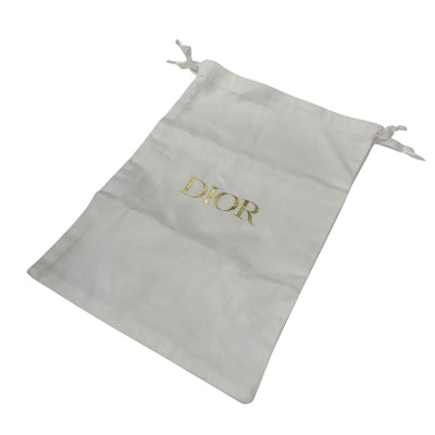 クリスチャンディオール CHRISTIAN DIOR DIORACT サンダル 靴 シューズ レザー グレー ゴールド 未使用 ロゴ スポーツサンダル フラット