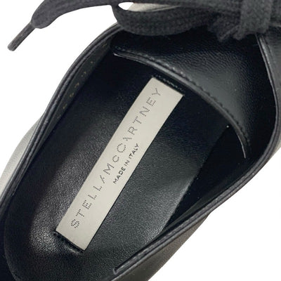ステラマッカートニー STELLA McCARTNEY エリス スニーカー 靴 シューズ フェイクレザー ブラック 厚底シューズ プラットフォーム レースアップ