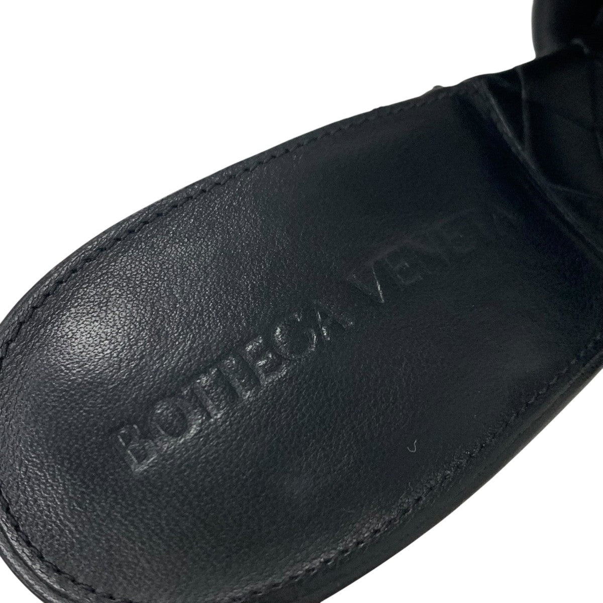 ボッテガヴェネタ BOTTEGAVENETA リド サンダル 靴 シューズ レザー ブラック 黒 イントレチャート ミュール