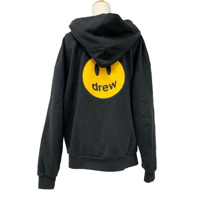 ドリューハウス drew house トップス コットン ブラック イエロー パーカー ジップパーカー ロゴ メンズ