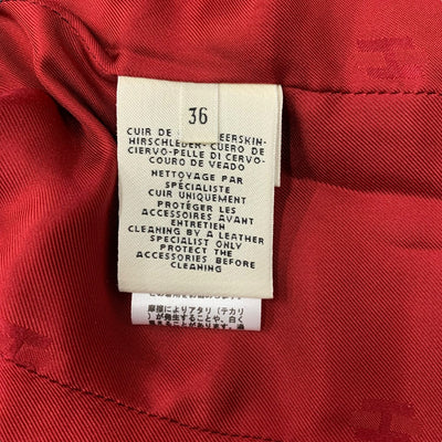 Hermes HERMES outerwear red jacket blouson