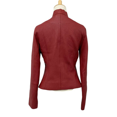 Hermes HERMES outerwear red jacket blouson