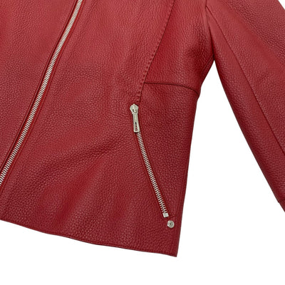 Hermes HERMES outerwear red jacket blouson