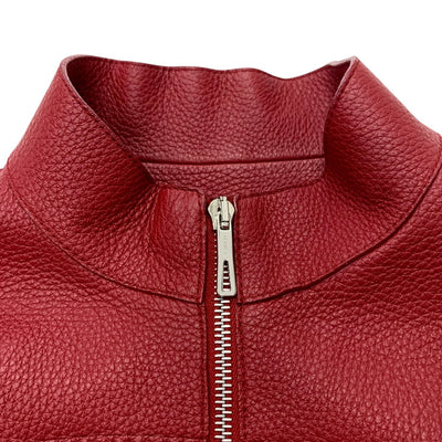 Hermes HERMES outerwear red jacket blouson