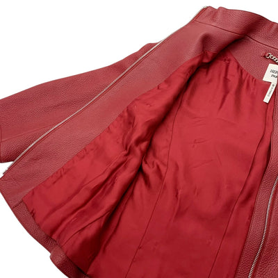 Hermes HERMES outerwear red jacket blouson