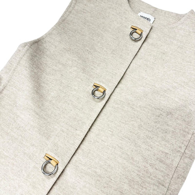 Hermes HERMES outerwear, cashmere, beige, unused, long, vest, gilet