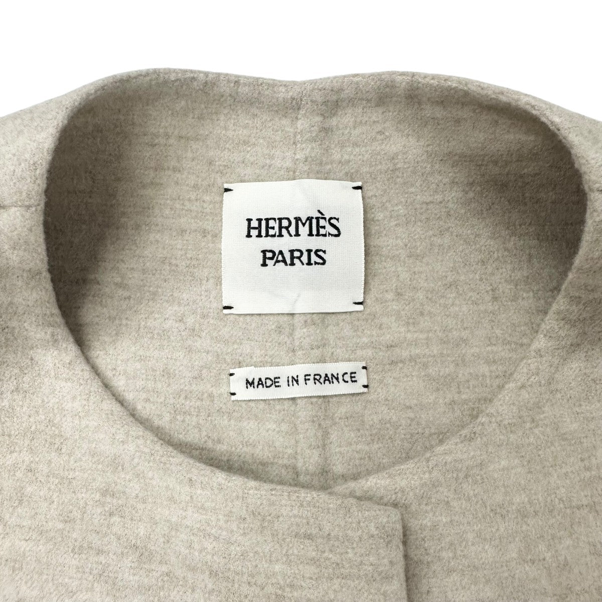 Hermes HERMES outerwear, cashmere, beige, unused, long, vest, gilet