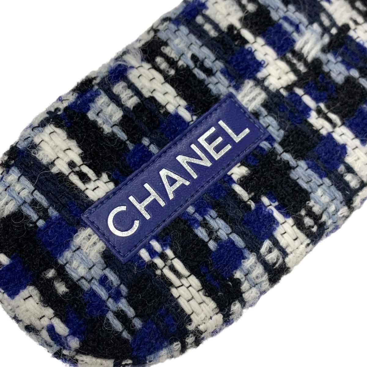 シャネル CHANEL サンダル 靴 シューズ ツイード ブルー系 ホワイト ブラック ココマーク メンズ