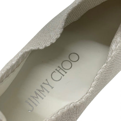 ジミーチュウ JIMMY CHOO Verona スニーカー 靴 シューズ ファブリック ホワイトメタリック シルバー ソックススニーカー 星 ビジュー