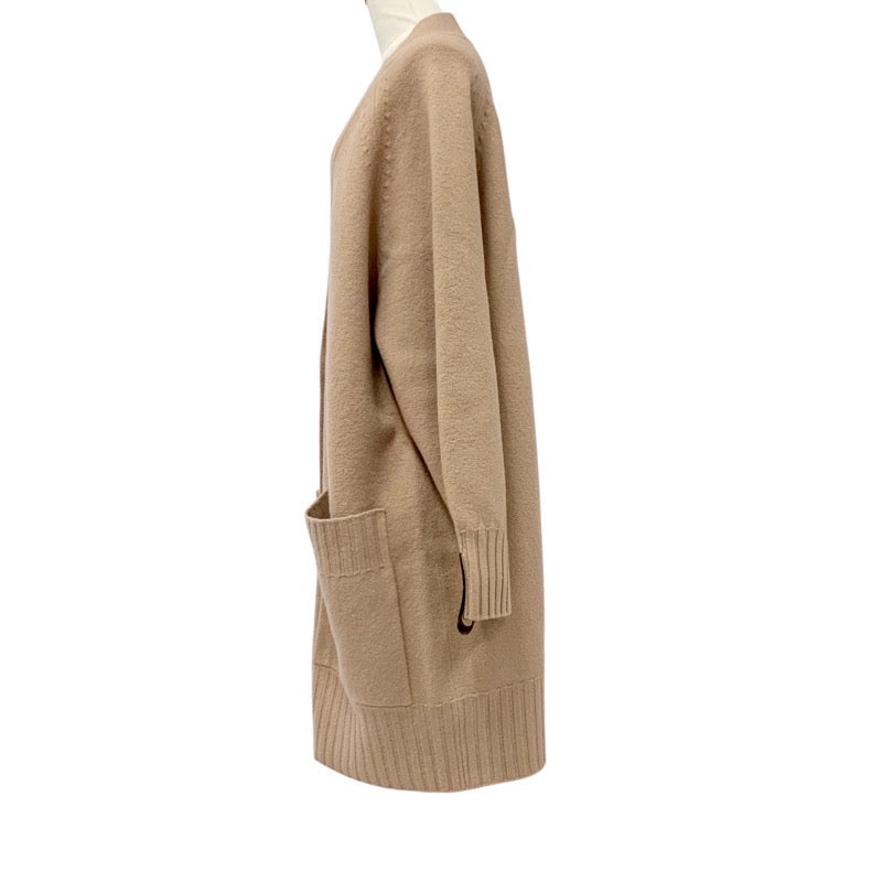 Louis Vuitton LOUIS VUITTON outerwear beige brown gold cardigan oversized monogram