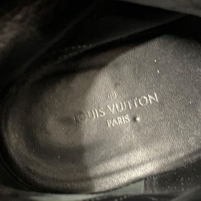ルイヴィトン LOUIS VUITTON ローリエートライン モノグラム ブーツ ショートブーツ 靴 シューズ スエード レザー ブラック ブラウン レースアップ アンクルブーツ