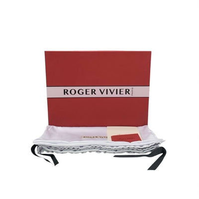 ロジェヴィヴィエ Roger Vivier ヴィヴラン スニーカー 靴 シューズ ファブリック カーキ ストラスバックル ビジュー