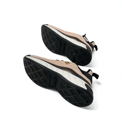 シャネル CHANEL スニーカー 靴 シューズ スエード ファブリック ピンク ブラック ココマーク ロゴ